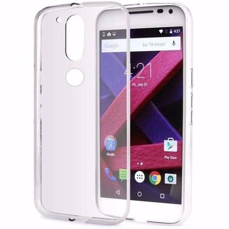 Capa Case Tpu Transparente Motorola Moto G4 Play - Hrebos Menor preço em Capa Case Tpu Transparente Motorola Moto G4 Play - Hrebos