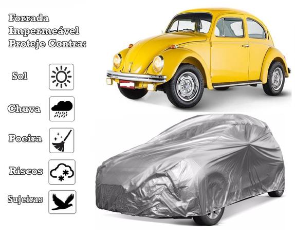 Capa Cobrir Carro Fusca Forrada e 100% impermeável proteção contra sol e chuva - Zna Bezzter Menor preço em Capa Cobrir Carro Fusca Forrada e 100% impermeável proteção contra sol e chuva - Zna Bezzter