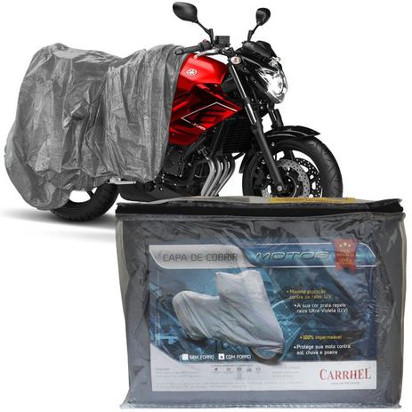 Capa Cobrir Moto Protetora Forrada Impermeável Anti Uv Tamanho M Carrhel Menor preço em Capa Cobrir Moto Protetora Forrada Impermeável Anti Uv Tamanho M Carrhel