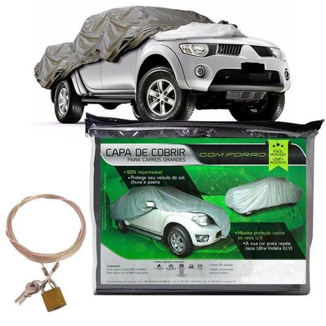 Capa Cobrir Protetora Cadeado Amarok Hillux S10 Frontier Ranger F250 X5 X6 F250 L200 SW4 XC60 Q7 A8 - S/M Menor preço em Capa Cobrir Protetora Cadeado Amarok Hillux S10 Frontier Ranger F250 X5 X6 F250 L200 SW4 XC60 Q7 A8 - S/M