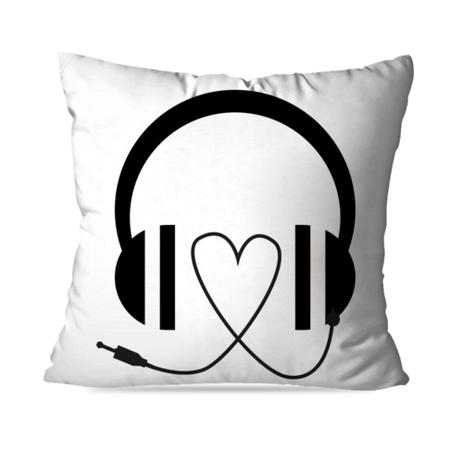 Capa De Almofada Avulsa Life Is Musica Love Decor Capa De Almofada Magazine Luiza