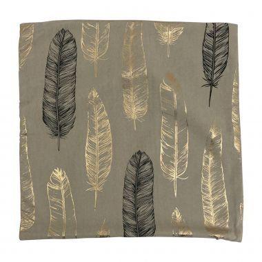 Capa de almofada e poliester penas 45cm x 45cm - Btc decor Menor preço em Capa de almofada e poliester penas 45cm x 45cm - Btc decor