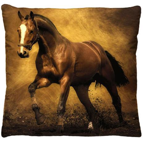 Capa de Almofada Estampa Digital Cavalo A67 - Casa Scarpa Menor preço em Capa de Almofada Estampa Digital Cavalo A67 - Casa Scarpa