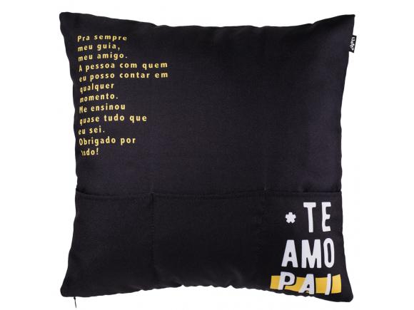 Capa de Almofada Te Amo Pai - Geek10 Menor preço em Capa de Almofada Te Amo Pai - Geek10