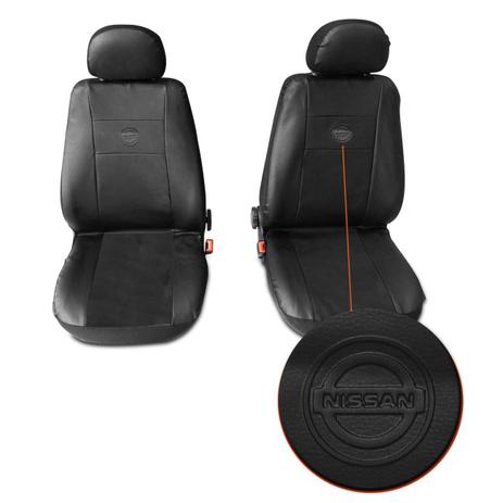 Capa de Banco Carro Automotivo Couro Ecológico Universal Nissan Preto 4 Peças - Prime Menor preço em Capa de Banco Carro Automotivo Couro Ecológico Universal Nissan Preto 4 Peças - Prime