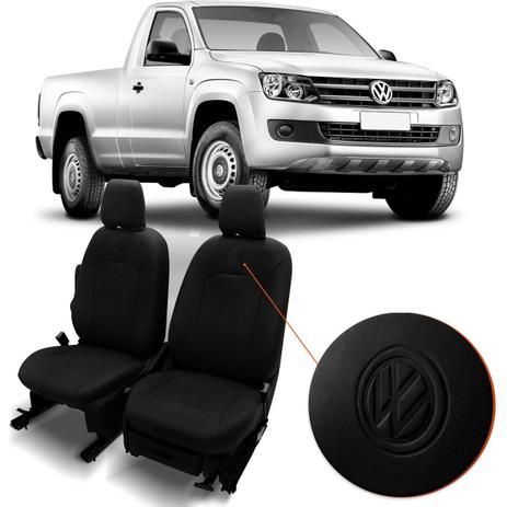 Capa De Banco Couro Ecológico Amarok Cabine Simples 2012 A 2015 Preto 6 Peças - Prime é boa?