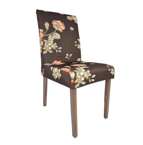 Capa de Cadeira Malha - Cor Flores de Outono - Kit 4 Capas - 7 é boa?