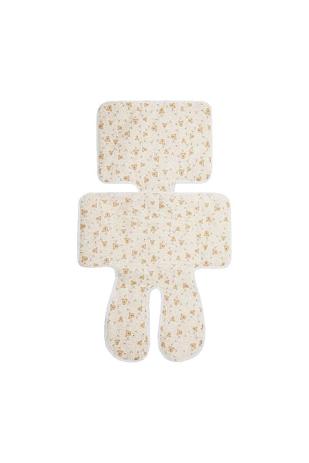 Capa de Carrinho e Cadeirinha Urso Acolchoado - Amarelo - Papi Menor preço em Capa de Carrinho e Cadeirinha Urso Acolchoado - Amarelo - Papi