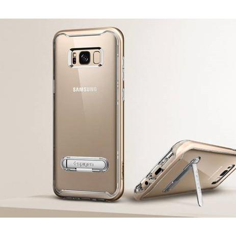 Capa de Celular Spigen Samsung Galaxy S8 Plus Crystal Hybrid Clear Gold - 571CS21127 é boa?