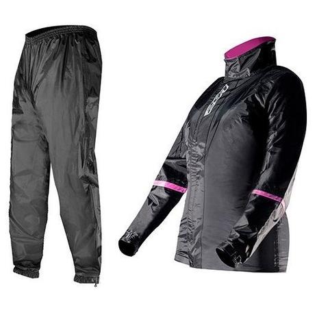Capa de Chuva Ls2 Fluxus Feminina Preta Rosa Nylon Forrada Menor preço em Capa de Chuva Ls2 Fluxus Feminina Preta Rosa Nylon Forrada