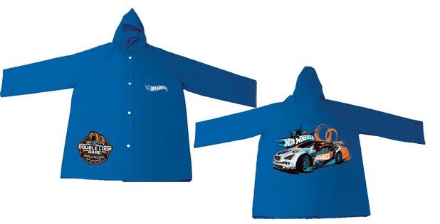 Capa De Chuva P Azul Hot Wheels Infantil Carros com Touca - Brizi Menor preço em Capa De Chuva P Azul Hot Wheels Infantil Carros com Touca - Brizi