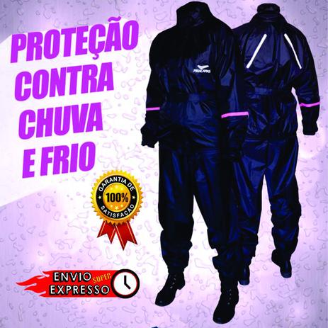 Capa de Chuva Plus Motoqueiro N Y L O N ImpermeÃvel Preta Tamanho G detalhes Rosa Feminina - Piracapas Menor preço em Capa de Chuva Plus Motoqueiro N Y L O N ImpermeÃvel Preta Tamanho G detalhes Rosa Feminina - Piracapas