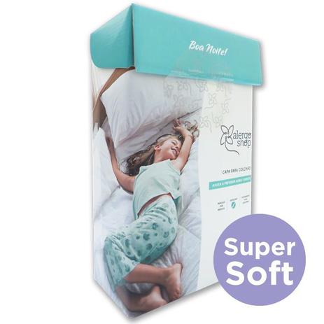 Capa de Colchão Solteiro Super Soft Altura 30cm - Alergoshop Menor preço em Capa de Colchão Solteiro Super Soft Altura 30cm - Alergoshop