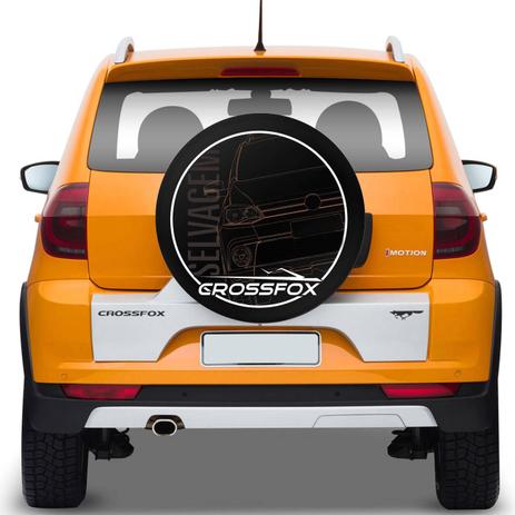 Capa de Estepe Crossfox 05 a 19 Selvagem Preto Vermelho Cinza e Branco Com Cadeado - Splody é boa?