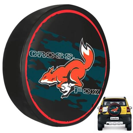 Capa de Estepe Crossfox 2005 a 2018 PVC Raposa Com Cadeado - Flash tapetes Menor preço em Capa de Estepe Crossfox 2005 a 2018 PVC Raposa Com Cadeado - Flash tapetes