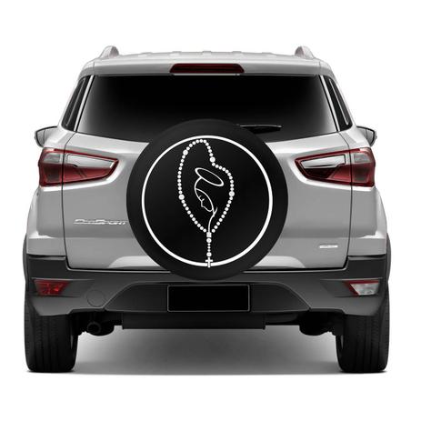 Capa De Estepe Ecosport 2003 A 2018 Nossa Senhora Do Rosário Preto E Branco Com Elástico - Flash tapetes Menor preço em Capa De Estepe Ecosport 2003 A 2018 Nossa Senhora Do Rosário Preto E Branco Com Elástico - Flash tapetes