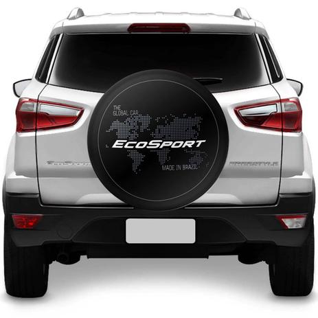Capa De Estepe Ecosport 2003 A 2018 The Global Car Made In Brazil Preto Branco E Cinza Com Elástico - Flash tapetes Menor preço em Capa De Estepe Ecosport 2003 A 2018 The Global Car Made In Brazil Preto Branco E Cinza Com Elástico - Flash tapetes