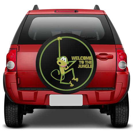 Menor preço em Capa De Estepe Ecosport 2003 A 2018 Welcome To The Jungle Com Cadeado - Splody
