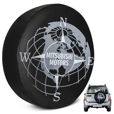 Capa De Estepe Pajero Full Mitsubishi Motors PVC Com Cadeado - Flash tapetes Menor preço em Capa De Estepe Pajero Full Mitsubishi Motors PVC Com Cadeado - Flash tapetes