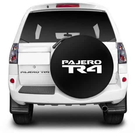 Capa de Estepe Pajero TR4 02 a 16 Basic Preto e Branco Com Elástico - Splody Menor preço em Capa de Estepe Pajero TR4 02 a 16 Basic Preto e Branco Com Elástico - Splody