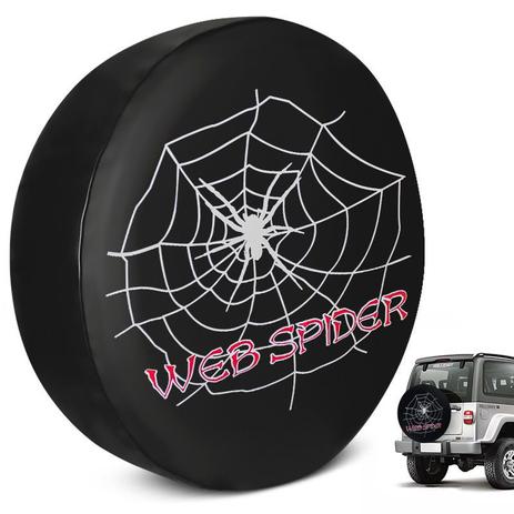 Capa De Estepe Troller Estampa Web Spider PVC - Flash tapetes Menor preço em Capa De Estepe Troller Estampa Web Spider PVC - Flash tapetes