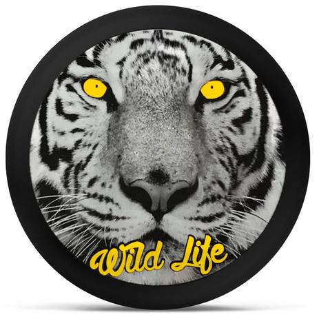 Capa de Estepe Universal Aro 13 14 15 Wild Life Preto Cinza e Amarelo com Cadeado - Splody é ruim? Capa de Estepe Universal Aro 13 14 15 Wild Life Preto Cinza e Amarelo com Cadeado - Splody é boa?