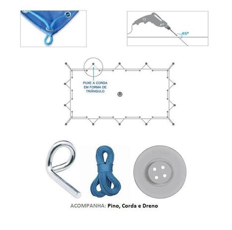 Capa de Piscina 6,5x2 LONA FORTE Protecao - Central capas Menor preço em Capa de Piscina 6,5x2 LONA FORTE Protecao - Central capas