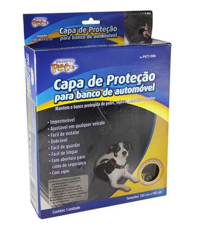 Capa de protecao impermeavel para banco de automovel 130x145cm - Western Pet é boa?