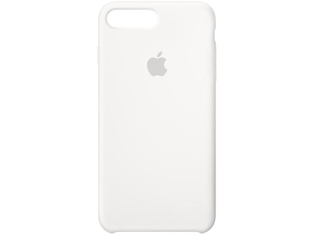 Capa de Silicone Branca para iPhone 8 Plus - e iPhone 7 Plus Original