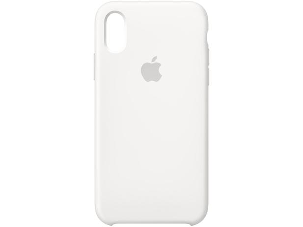 Capa de Silicone Branca para iPhone XS Max - Original - Capinha de Celular  - Magazine Luiza