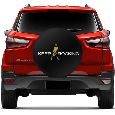 Capa Estepe Ecosport Crossfox Aircross Spin Activ 03 17 Keep Rocking Preto Dourado Branco  Cadeado - Splody é boa?