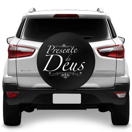 Capa Estepe Ecosport Crossfox Aircross Spin Activ 03 a 17 Presente de Deus Preto Branco Com Cadeado - Splody Menor preço em Capa Estepe Ecosport Crossfox Aircross Spin Activ 03 a 17 Presente de Deus Preto Branco Com Cadeado - Splody