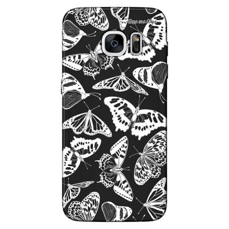 Capa Grafite Personalizada para Samsung Galaxy S7 Edge G935 - Borboletas - GF12 - Matecki Menor preço em Capa Grafite Personalizada para Samsung Galaxy S7 Edge G935 - Borboletas - GF12 - Matecki
