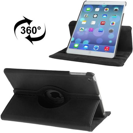 Capa Ipad 9.7 2018 Apple 6º Geração A1893 A1954 Giratória Preta - Fam Menor preço em Capa Ipad 9.7 2018 Apple 6º Geração A1893 A1954 Giratória Preta - Fam