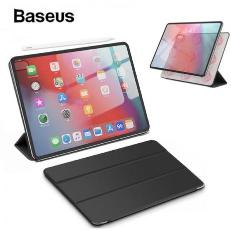 Capa Ipad Pro 12.9 Smart Cover Baseus Simplism - Preta Menor preço em Capa Ipad Pro 12.9 Smart Cover Baseus Simplism - Preta