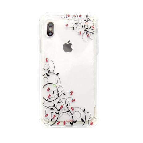 capa iphone XR cristal estillo anti impacto feminina estampada arabesco  coraçõezinhos canto - Capinha de Celular - Magazine Luiza
