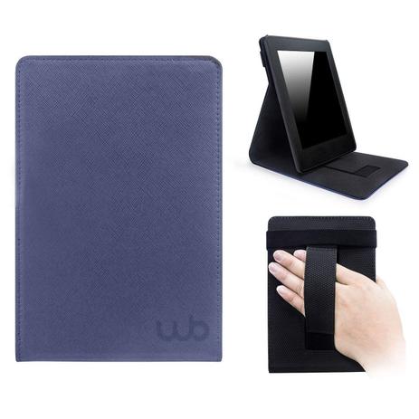 Capa Kindle Paperwhite Wb Premium Freedom Auto Hibernação Azul Marinho Menor preço em Capa Kindle Paperwhite Wb Premium Freedom Auto Hibernação Azul Marinho