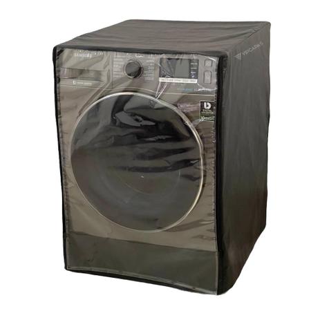 Capa Maquina Lava e Seca Samsung 11 kg Zíper Transparente Preta - VIP CAPAS Menor preço em Capa Maquina Lava e Seca Samsung 11 kg Zíper Transparente Preta - VIP CAPAS