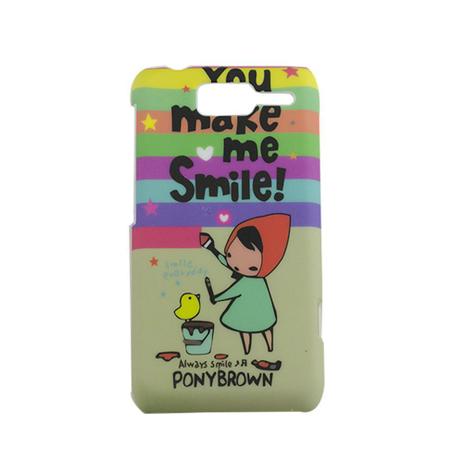 Menor preço em Capa Motorola D1 Pc Colorido You Make Me Smile - Idea