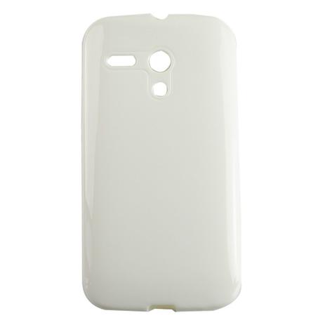 Capa Motorola Moto G Pc Emborrachado Branco - Idea Menor preço em Capa Motorola Moto G Pc Emborrachado Branco - Idea