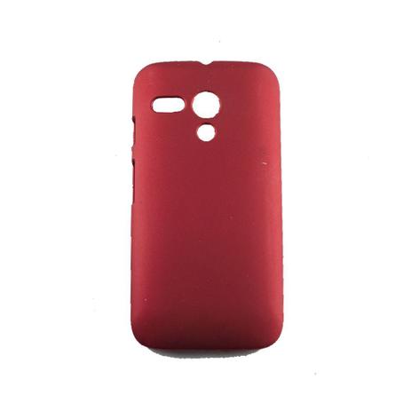 Capa Motorola Moto G Pc Emborrachado Vermelho - Idea Menor preço em Capa Motorola Moto G Pc Emborrachado Vermelho - Idea