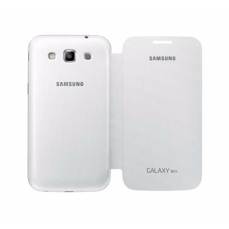 Capa Original Samsung Flip Cover Win Duos I8552 - I8550 - Branca Menor preço em Capa Original Samsung Flip Cover Win Duos I8552 - I8550 - Branca