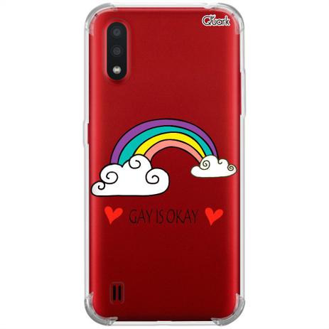 Capa p/ galaxy a01 (0434) gay is okay - Quarkcase - Capinha de Celular -  Magazine Luiza