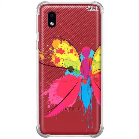 Capa p/ galaxy a01 core (0100) borboleta colorida 2 - Quarkcase - Capinha  de Celular - Magazine Luiza
