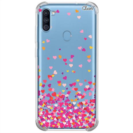 Capa p/ galaxy a11 (0010) corações rosa - QuarkCase - Capinha de Celular -  Magazine Luiza