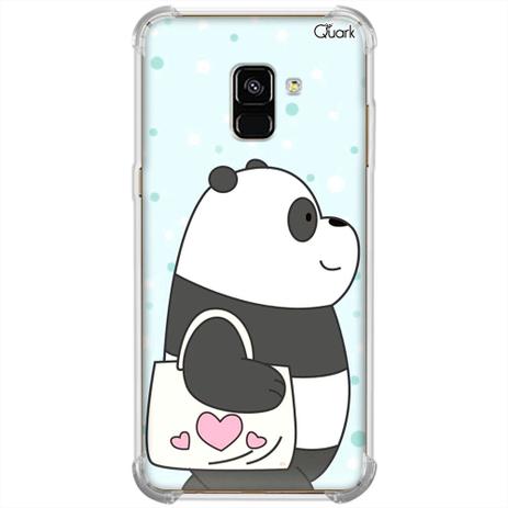 Capa p/ galaxy a8 plus 2018 (1592) panda sacola amor - QuarkCase - Capinha  de Celular - Magazine Luiza