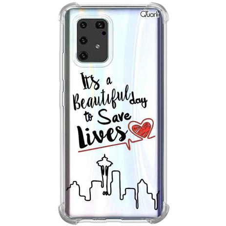 Capa p/ galaxy a91 (0896) um dia bonito para salvar vidas - Quarkcase -  Capinha de Celular - Magazine Luiza