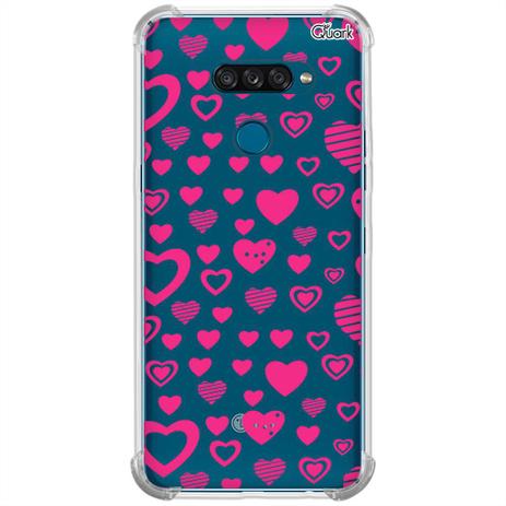 CAPA P/ LG K50s (0128) CORAÇÕES ROSA - Quarkcase - Capinha de Celular -  Magazine Luiza
