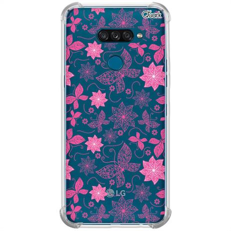 CAPA P/ LG K50s (1024) FLORES E BORBOLETAS - Quarkcase - Capinha de Celular  - Magazine Luiza