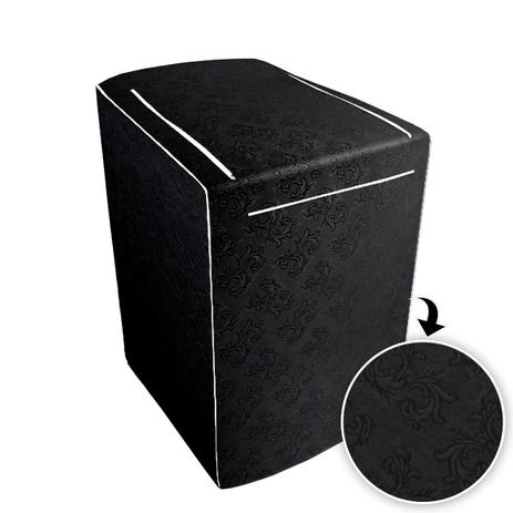Menor preço em Capa p/ Máquina de Lavar Panasonic c/zíper de 12 á 16kg Preto - Biazon Decor